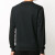 迪赛（DIESEL）男装 男士棉质撞色徽标图案长袖T恤衫 A00351 0091A 900 黑色 XL