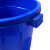沸耐笙 FNS-28934 圆桶塑料加厚储存水桶 蓝色200L有盖装水约166斤 1只