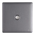 FSL TV插座【灰色】 A8灰86型暗装式墙壁插座面板弧面定制