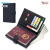 薇缇莉 WEIL TI LI新款真皮RFID薄护照包多功能钱包机票夹护照证件皮夹收纳包女 黑色