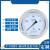 上海仪川耐震轴向带边压力表Y(N)-150ZT油压气压水压面板安装 Y-150ZT 0-40MPa