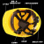 玦袂安全帽工地国标3c认证防摔工作帽带绳玻璃钢工程头盔定制logo印字 黄色V型ABS