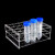 海斯迪克 HKCL-804 有机玻璃离心管架试管架 多功能圆孔PCR管架 20孔（50ml)