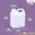 佳叶2L方桶_乳白色塑料桶高温塑料瓶试剂瓶化学样品分装桶方桶 S