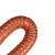 欧仓 耐高温红色硅胶排风抽烟通风管伸缩钢丝软管防火抽风管 内径180mm/4米(7英寸) 单位：卷