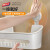 太力 肥皂盒架免打孔浴室卫生间置物架可沥水生活用品双层吸盘挂 挂钩2个装-74系列