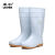 莱尔雨鞋靴白色加厚高筒男女防滑耐油耐酸碱厂工作防水靴 莱尔白色靴 40