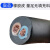 武汉二厂YZ橡套电缆线2芯3芯1.5 2.5 4黑皮橡胶线3+1飞鹤软芯电线 武汉二厂YZ橡套2*2.5/卷 软芯国