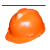 沃嘉禄美加厚V型安全帽 五色 工地头盔PE安全帽工厂施工 可印字 红色（ABS）