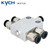 KYCH 气动机械手 多管路气排 分流块真空1进4/6/8/ 出分流器 真空分汇流排可定制 1出8 不含配件