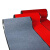 志臻 PVC黑底双条纹地毯室内室外防滑走廊地垫 定制（具体联系客服）