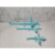 粉童3d打印的龙 3d打印关节可动带翅膀水晶龙家居装饰儿童玩具车 蓝白15cm