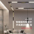 无主灯照明客厅餐厅嵌入式磁吸轨道灯简约现代LED智能明装线形灯 加厚型预埋轨道/1.0米 厚度2.2m