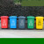 50L分类垃圾桶大号带轮带盖垃圾箱30升移动回收塑料 50L加厚分类带轮绿色厨余;