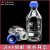 相液流动相瓶透明丝口瓶液相色谱溶剂瓶螺口储液瓶化学试剂瓶 100ml3孔