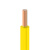 华美电线电缆 BVR1.5平方单芯多股铜线国标家装铜芯软电线 100米 黄色