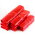 京通达 T-6108 小号背心手提垃圾袋 外卖超市塑料方便袋 红色加厚36*58CM100个