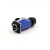 凌科连接器LP20防水航空插头插座2-3-4-5-7-9-12芯带隔栏M20蓝色LP20-2芯方座( LP20-5芯 公头(蓝色隔栏)