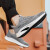 水木苒男鞋夏款男士2023新款夏季薄款鞋子网面休闲运动鞋男款跑步鞋 灰色 39