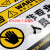 BELIK 防止静电 40*30CM 户外防水PVC警示标识牌 工厂仓库车间安全管理提示牌警告标志牌标语牌 AQ-61