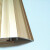 木纹铝合金高低扣瓷砖木地板压条门口条 高低斜边门槛压条压边条 4.5宽0.9米白橡色不带底座