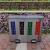 定制脚踏式垃圾桶 分类大号医院带盖商用不锈钢卫生桶 干湿分议价 9L+9L