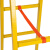 赫思迪格 绝缘人字梯 玻璃钢梯子A型梯合梯 电力玻璃钢人字梯 2m JG-977