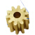 金属齿轮铜齿8至12齿2毫米轴紧凑型遥控车电机马达玩具小齿轮 11铜齿（1个）