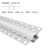 铝合金客厅线型铝槽LED无主灯线条线性灯 MCQLT51-白色盖-2m(配10W 300 MCQLT55黑色钻石盖2m配10W300 其它其它