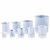 纳仕徳 SY5019加厚带刻度塑料烧杯无柄烧杯塑料量杯烘焙工具 100mL（5个）