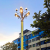 常字 Q5010 玉兰灯 市政道路灯户外灯路灯 景观广场灯 Q235钢材材质 黄色灯杆  5米高 308W LED光源 白光