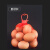 鸡蛋网兜网袋装鸡蛋袋子吊牌商标批发鸡蛋网袋 100套网袋+皇冠扣 40厘米(红色)网袋