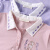 艾路丝婷刺绣翻领短袖T恤女夏季新款韩版polo衫休闲半袖上衣80276 浅紫色 XXL