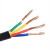 珠江电缆国标铜芯软电缆rvv护套线电线RVV 3X16+2X10 平方 一米价