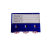 展示分类卡仓库标识牌货架物料标识卡磁性标签库房标识牌货架标牌 蓝色五轮8.8*12.5cm