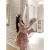 SBJH女士服装2024的新款春秋装高级感玫瑰花法式气质蓬蓬裙女夏季设计 野玫瑰显白短裙 仙女裙 S （70-90斤）
