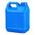 水杉加厚小方桶实验室器皿带盖酒精桶塑料壶油桶酒壶密封桶塑料桶扁桶耐酸碱实际桶化工桶溶剂桶 2L-蓝色