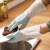 普利塞拉 清洁手套 洗碗手套渐变色胶手套家居家务清洁手套橡胶 渐变绿 M码