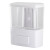 金诗洛 KSL923 皂液器 皂液机皂液瓶酒精盒手动皂液盒卫浴挂壁式350ML（白色）