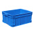 加厚塑料筐周转箱长方形特大号胶框工业箱子收纳盒胶箱储物框筐子 380H箱（415*310*150） 白色