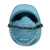 轻型PE防撞帽 透气轻便型安全帽车间轻薄防撞帽可印刷工厂车间帽 款-蓝色帽（重量约260克） 具备欧盟CE