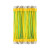 百舸 黄绿双色光伏板接地线设备跨接线光伏板连接线  孔5 4平方 150MM 100根/包 MGL1947