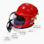 定制移动高压喷砂机ABS材料喷砂头盔喷砂房供氧防护帽可装调温器 呼吸净化器一个