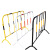 山西道路黄黑铁马市政护栏基坑施工路栏围栏隔离栏防爆交通设施 3斤红白115（不包运损）