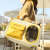 华元宠具（hoopet）猫包外出便携猫咪携带猫笼手提式车载包大容量高颜值双肩宠物背包 刺绣单肩猫包柠檬黄