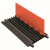 Checkers GD5X75-ST-O/B  五槽低矮型线缆保护带，红黑色