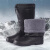 高筒加棉EVA泡沫雨靴冬季男女防水鞋防滑保暖水靴厨房耐油靴 白色中帮EVA(不加棉) 43