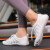RZWOLF五指鞋男女运动鞋轻便透气跳操跳绳健身训练骑行瑜伽防滑情侣鞋 D025白色(标准运动码) 40