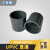 胶粘型PVC直通 UPVC管箍化工级深灰色塑料直接DN15DN00 DN80/90