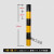 红白反光膜黑黄立柱警示桩电线杆反光贴交通安全电力防撞反光条 120cm三黄三黑整卷50米